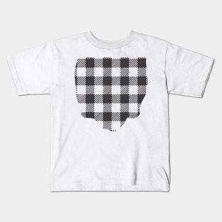 Buffalo Plaid Christmas Kids T-Shirt